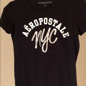 Aeropostale Women’s Petite T-Shirt Black